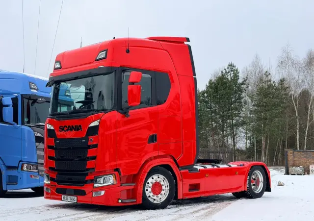 SCANIA 450S LOW DECK MEGA full opcja skóry full LED 2020/21 