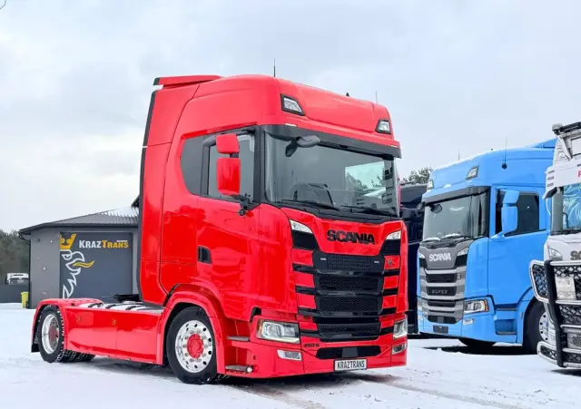 SCANIA 450S LOW DECK MEGA full opcja skóry full LED 2020/21 