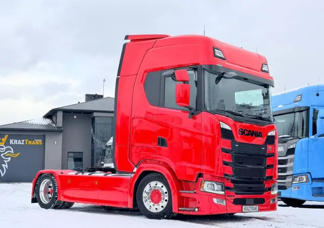 SCANIA 450S LOW DECK MEGA full opcja skóry full LED 2020/21 