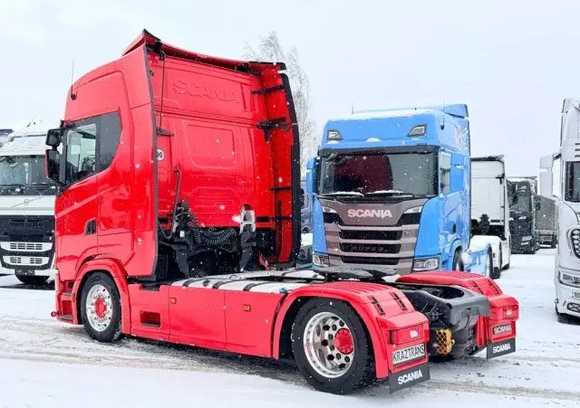 SCANIA 450S LOW DECK MEGA full opcja skóry full LED 2020/21 