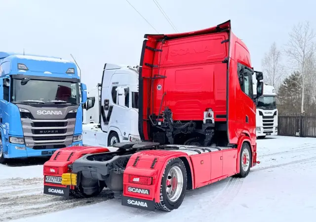 SCANIA 450S LOW DECK MEGA full opcja skóry full LED 2020/21 