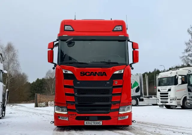 SCANIA 450S LOW DECK MEGA full opcja skóry full LED 2020/21 