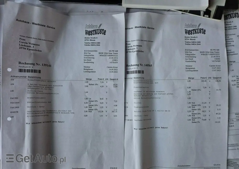 BMW Seria 2 220d Gran Tourer Luxury Line