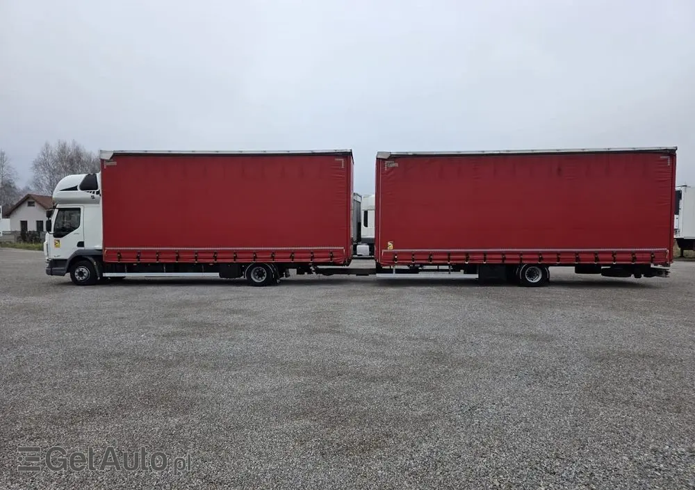 DAF LF 12/260 ZESTAW TANDEM  PRZEJAZDOWY 120m2 SALON PL. 