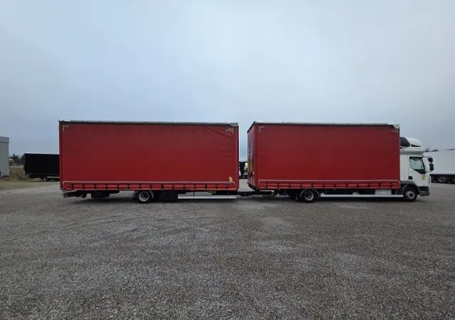 DAF LF 12/260 ZESTAW TANDEM  PRZEJAZDOWY 120m2 SALON PL. 