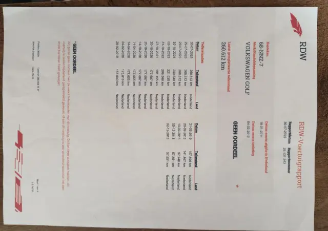 VOLKSWAGEN Golf 1.6 Tour Edition