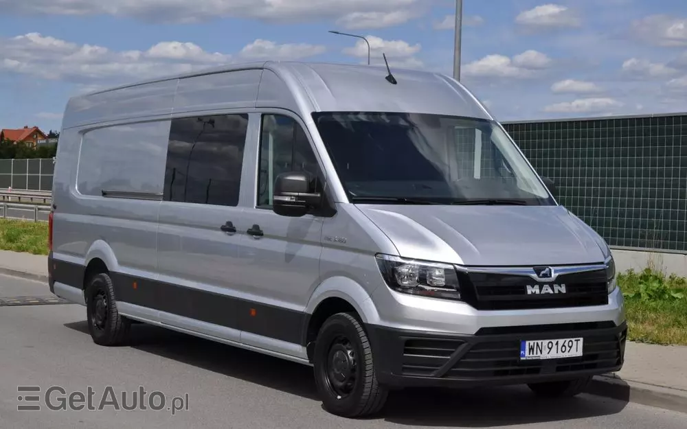 MAN TGE 3.180 L5H3 EXTRA LONG AUTOMAT BRYGADOWY DOKA 7 OSOBOWY KRAJOWY 100% BEZWYPADKOWY NA GWARNCJI 