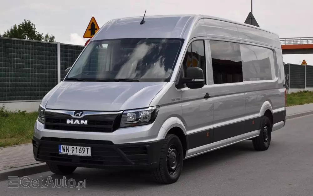 MAN TGE 3.180 L5H3 EXTRA LONG AUTOMAT BRYGADOWY DOKA 7 OSOBOWY KRAJOWY 100% BEZWYPADKOWY NA GWARNCJI 