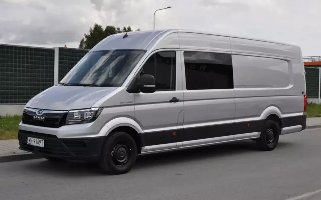 MAN TGE 3.180 L5H3 EXTRA LONG AUTOMAT BRYGADOWY DOKA 7 OSOBOWY KRAJOWY 100% BEZWYPADKOWY NA GWARNCJI 