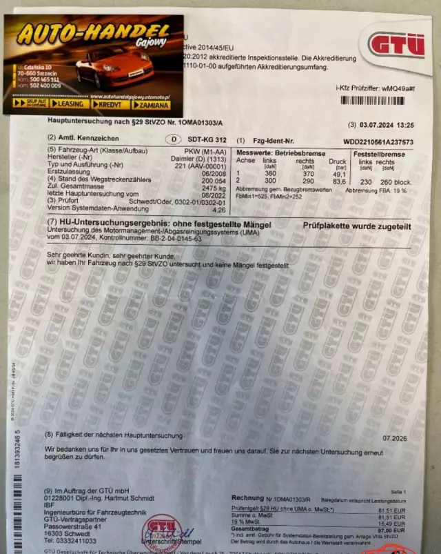 MERCEDES-BENZ Klasa S 