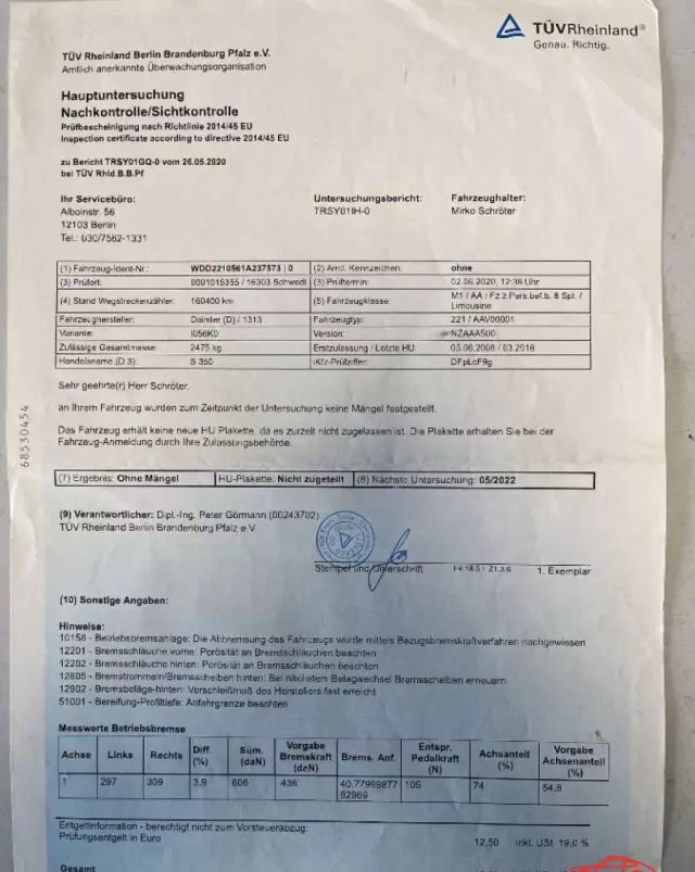 MERCEDES-BENZ Klasa S 