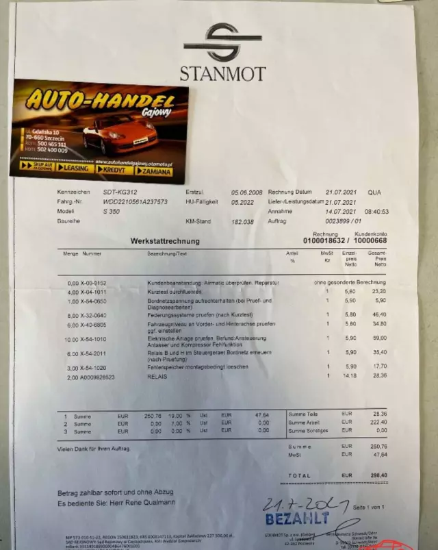 MERCEDES-BENZ Klasa S 