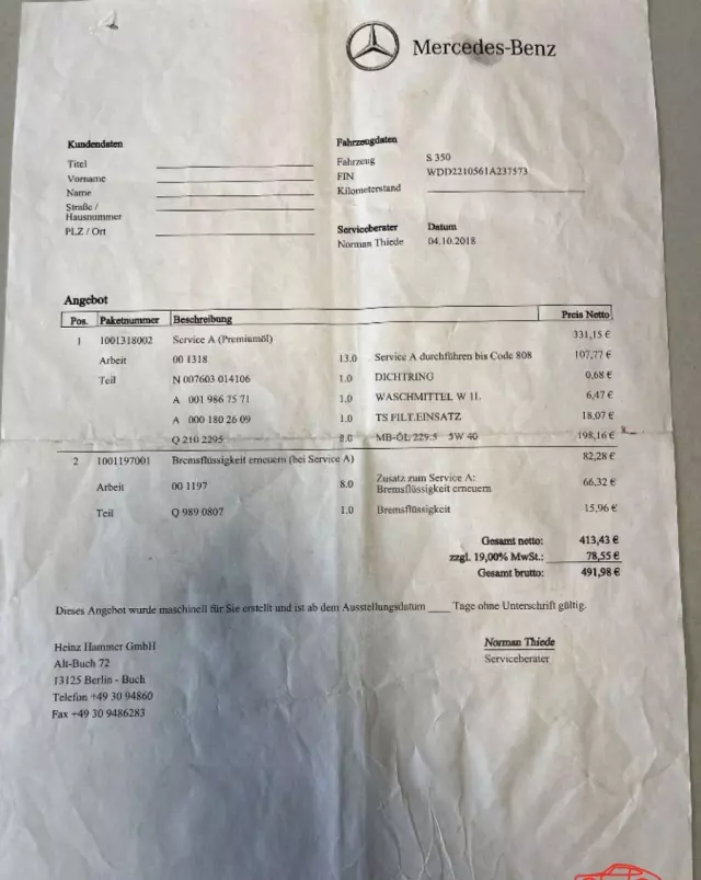 MERCEDES-BENZ Klasa S 