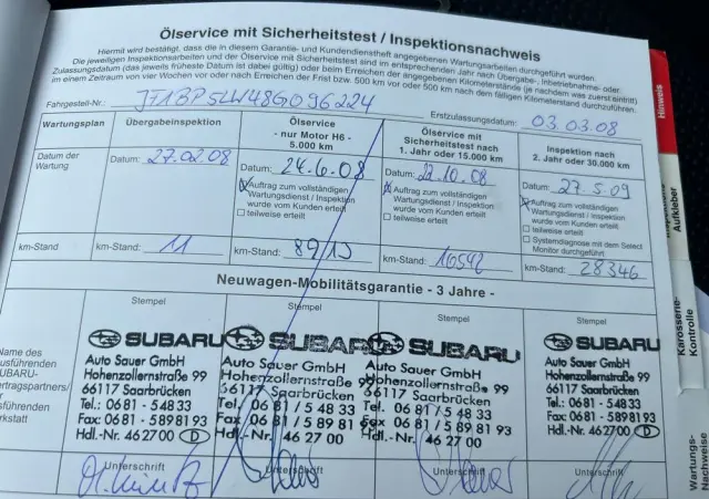 SUBARU Legacy Kombi 2.0RA HID