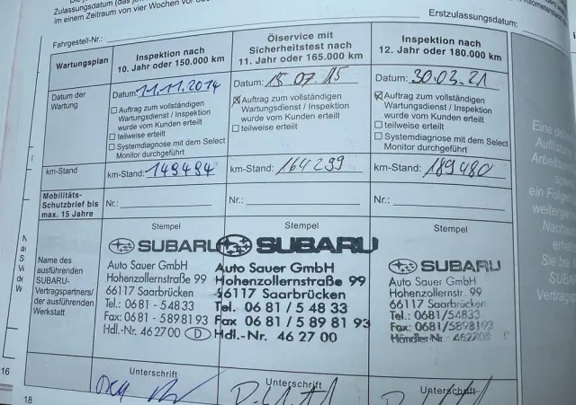 SUBARU Legacy Kombi 2.0RA HID