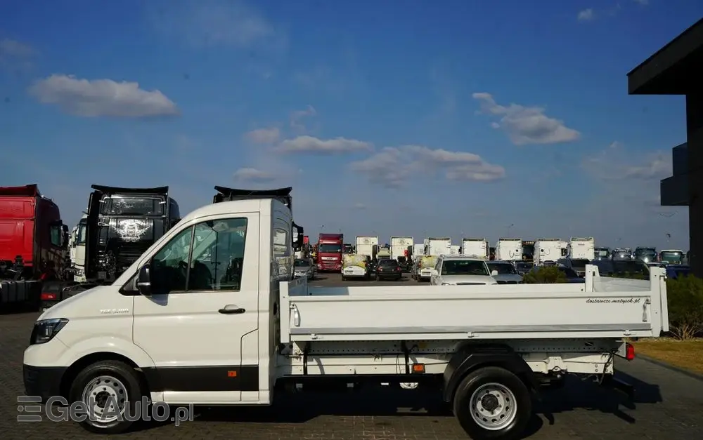 MAN TGE 5.180 / WYWROTKA TYLNOZSYPOWA / RADAR  / BLIŹNIAK / MANUAL / SPROWADZONY 