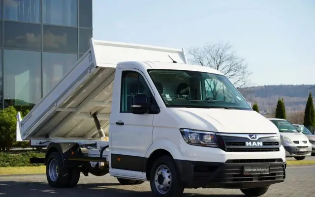 MAN TGE 5.180 / WYWROTKA TYLNOZSYPOWA / RADAR  / BLIŹNIAK / MANUAL / SPROWADZONY 