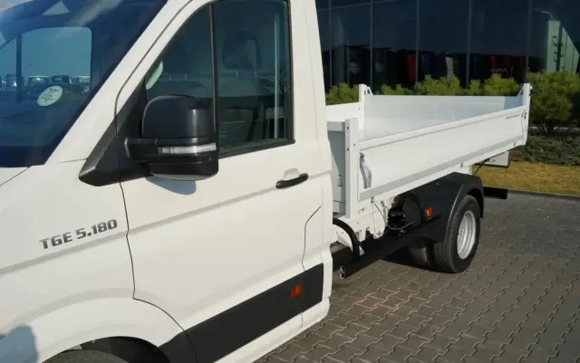 MAN TGE 5.180 / WYWROTKA TYLNOZSYPOWA / RADAR  / BLIŹNIAK / MANUAL / SPROWADZONY 