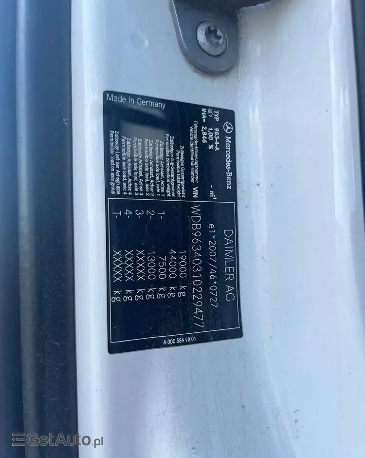 MERCEDES-BENZ ACTROS 1846 / RETARDER / STANDARD / SPROWADZONY 