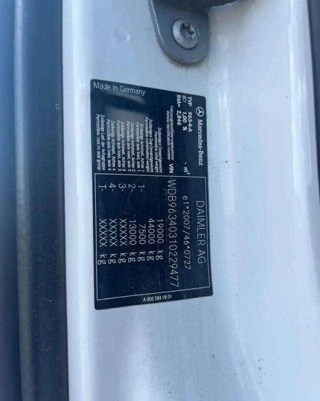 MERCEDES-BENZ ACTROS 1846 / RETARDER / STANDARD / SPROWADZONY 