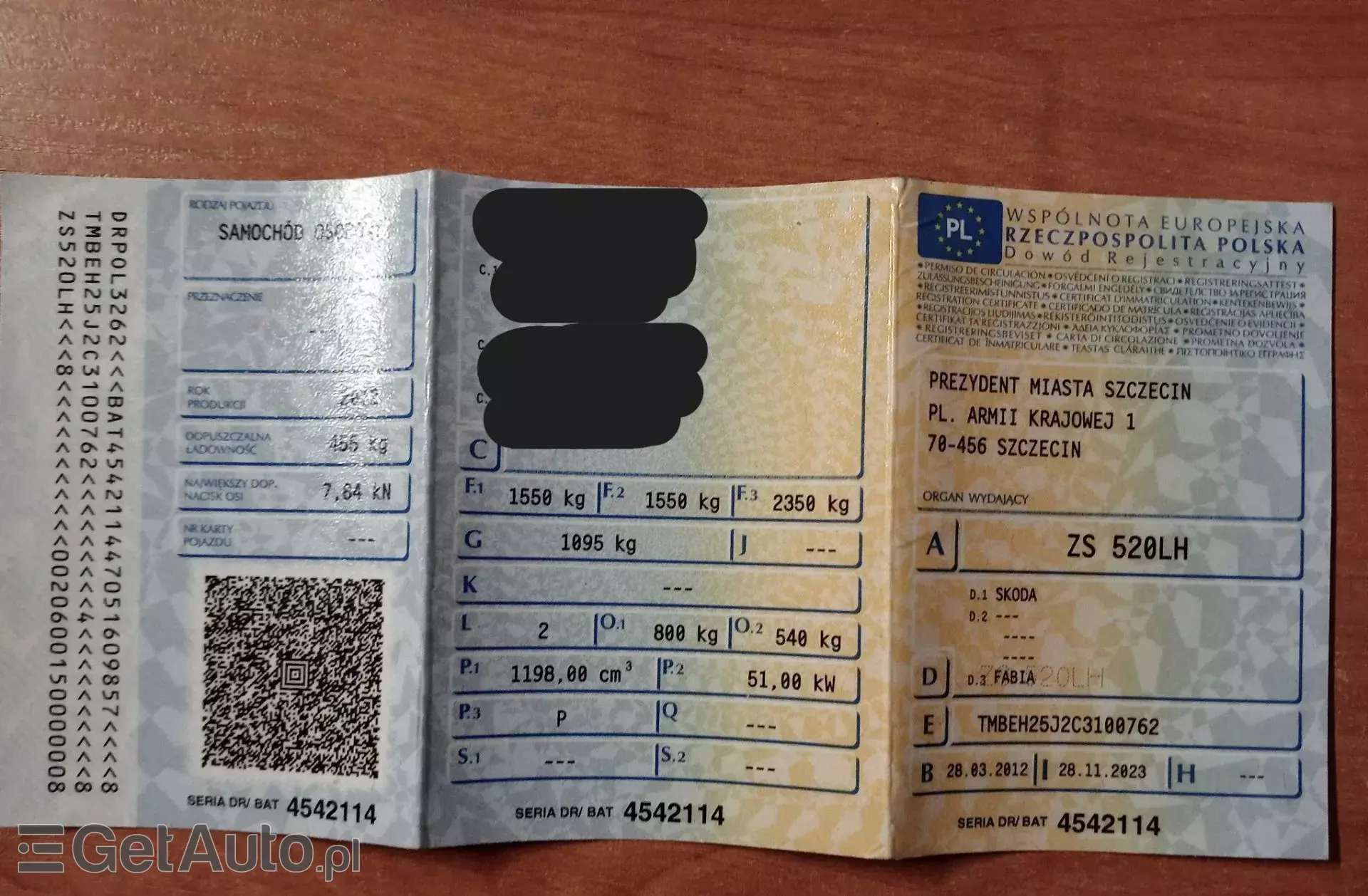 SKODA Fabia 1.2 (70 KM)