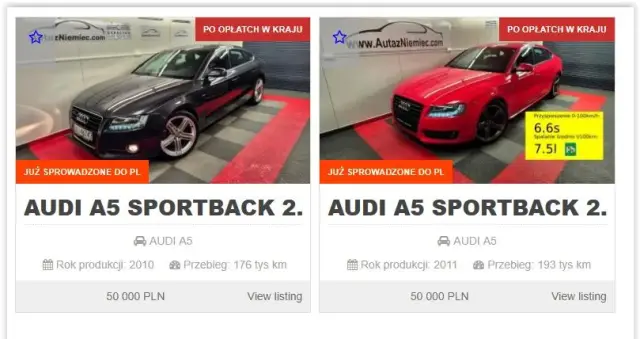 AUDI A5 Sportback 2.0 TFSI Quattro S tronic