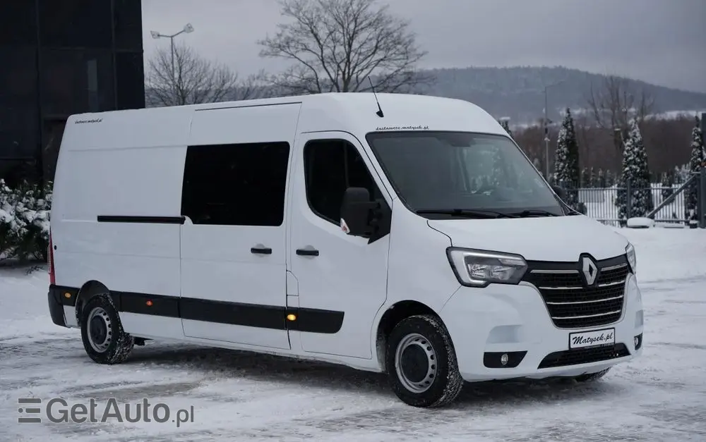 RENAULT MASTER / BLASZAK / FURGON / BRYGADÓWKA 7 MIEJSC / ZABUDOWA / POLSKI SALON / JEDEN WŁAŚCIEL 