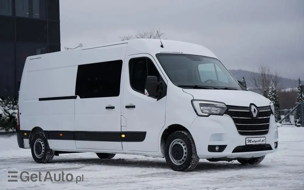 RENAULT MASTER / BLASZAK / FURGON / BRYGADÓWKA 7 MIEJSC / ZABUDOWA / POLSKI SALON / JEDEN WŁAŚCIEL 