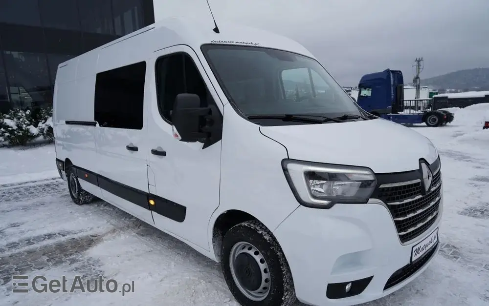 RENAULT MASTER / BLASZAK / FURGON / BRYGADÓWKA 7 MIEJSC / ZABUDOWA / POLSKI SALON / JEDEN WŁAŚCIEL 