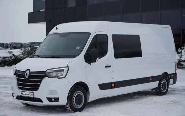 RENAULT MASTER / BLASZAK / FURGON / BRYGADÓWKA 7 MIEJSC / ZABUDOWA / POLSKI SALON / JEDEN WŁAŚCIEL 