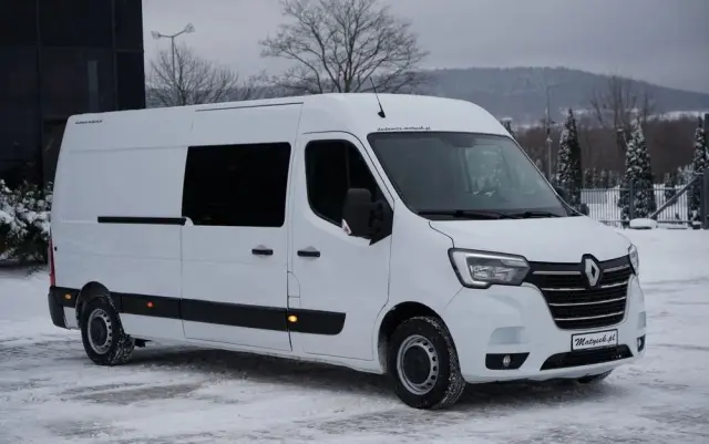 RENAULT MASTER / BLASZAK / FURGON / BRYGADÓWKA 7 MIEJSC / ZABUDOWA / POLSKI SALON / JEDEN WŁAŚCIEL 