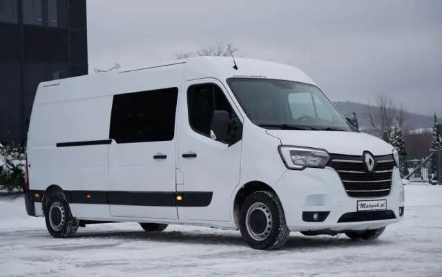RENAULT MASTER / BLASZAK / FURGON / BRYGADÓWKA 7 MIEJSC / ZABUDOWA / POLSKI SALON / JEDEN WŁAŚCIEL 
