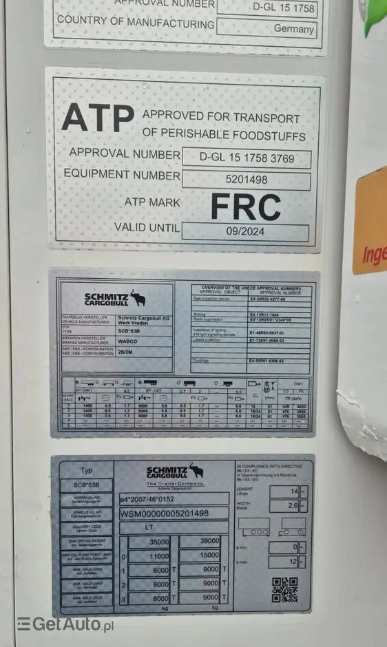 SCHMITZ CARGOBULL NACZEPA///CHŁODNIA///SCHMITZ/// 2020///THERMO KING///SLXi 300/// KOSZ PALETOWY///STAN JAK NOWA 