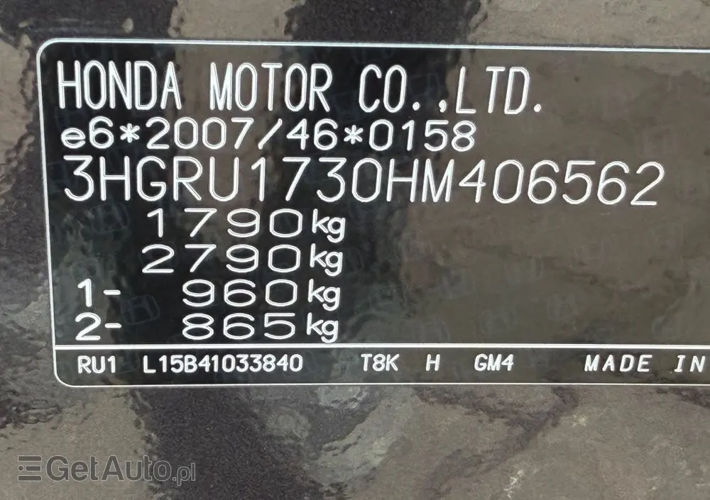 HONDA HR-V 1.5 i-VTEC Comfort