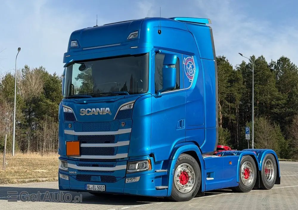 SCANIA Pusher 500s 6x2/4 full opcja 74T DMC JAK NOWY 2022/23 