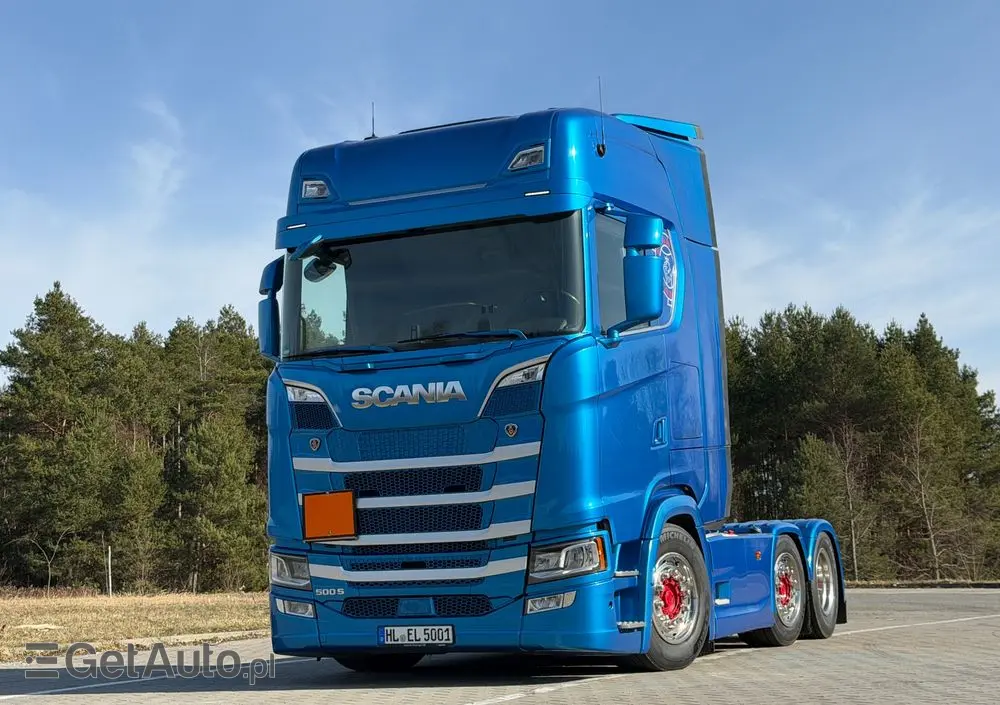 SCANIA Pusher 500s 6x2/4 full opcja 74T DMC JAK NOWY 2022/23 