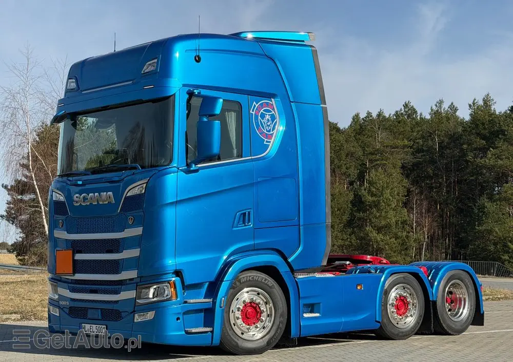 SCANIA Pusher 500s 6x2/4 full opcja 74T DMC JAK NOWY 2022/23 