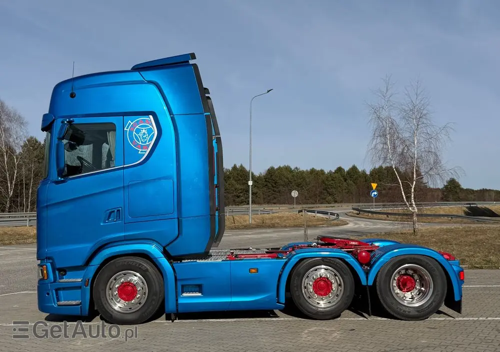 SCANIA Pusher 500s 6x2/4 full opcja 74T DMC JAK NOWY 2022/23 