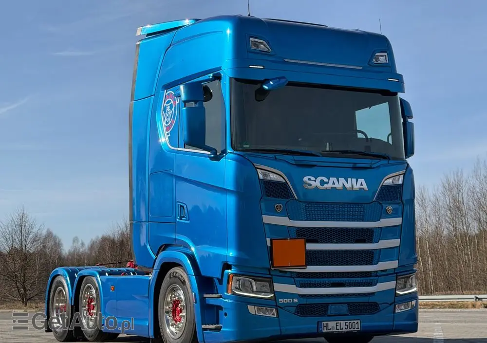 SCANIA Pusher 500s 6x2/4 full opcja 74T DMC JAK NOWY 2022/23 