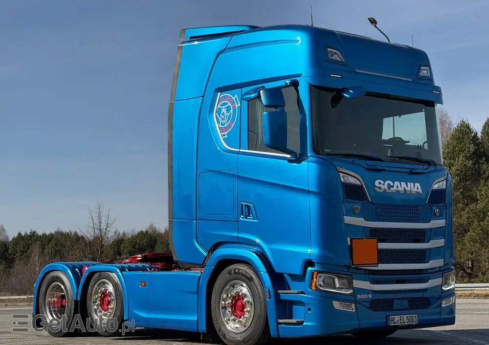 SCANIA Pusher 500s 6x2/4 full opcja 74T DMC JAK NOWY 2022/23 