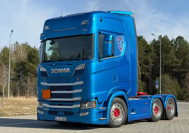 SCANIA Pusher 500s 6x2/4 full opcja 74T DMC JAK NOWY 2022/23 