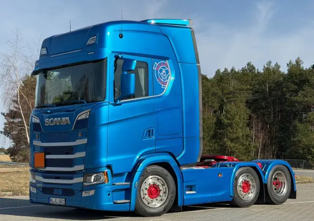 SCANIA Pusher 500s 6x2/4 full opcja 74T DMC JAK NOWY 2022/23 