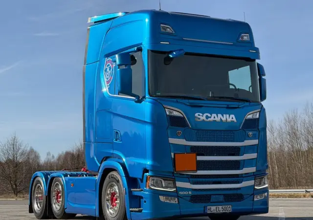 SCANIA Pusher 500s 6x2/4 full opcja 74T DMC JAK NOWY 2022/23 