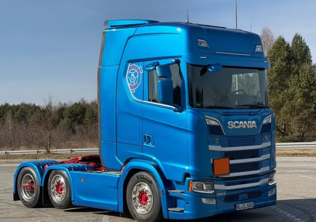 SCANIA Pusher 500s 6x2/4 full opcja 74T DMC JAK NOWY 2022/23 