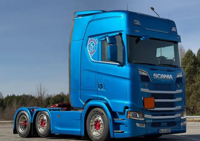 SCANIA Pusher 500s 6x2/4 full opcja 74T DMC JAK NOWY 2022/23 