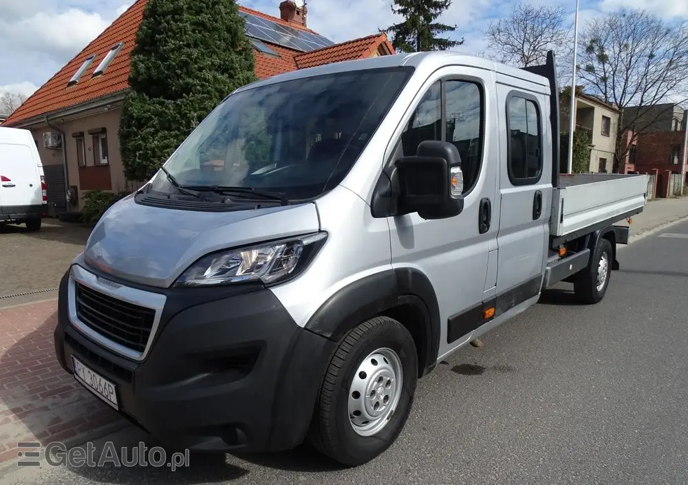 PEUGEOT BOXER 130 koni ,doka, Klima, 7- osób + skrzynia 3,40 m , MAXI 
