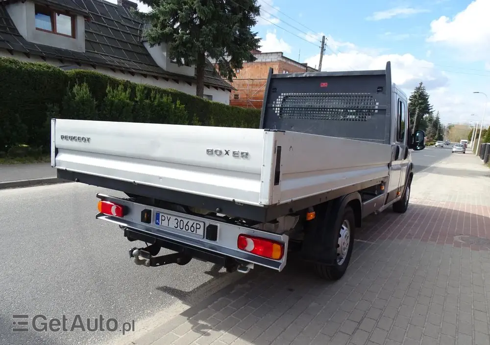 PEUGEOT BOXER 130 koni ,doka, Klima, 7- osób + skrzynia 3,40 m , MAXI 