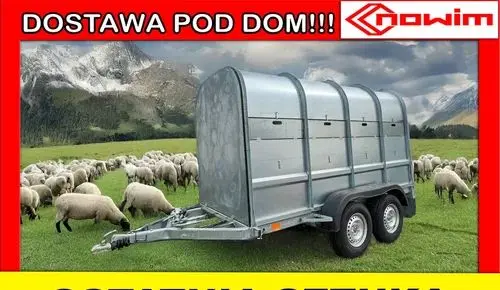 PRZYCZEPA DO PRZEWOZU ŻYWYCH ZWIERZĄT DO BYDŁA CIELĄT ŚWIŃ KRÓW KÓZ OW Przyczepa 
