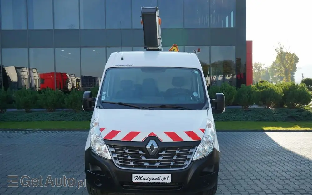 RENAULT MASTER / PODNOŚNIK KOSZOWY - 10.5 m / BLASZAK + WZWYŻKA / 