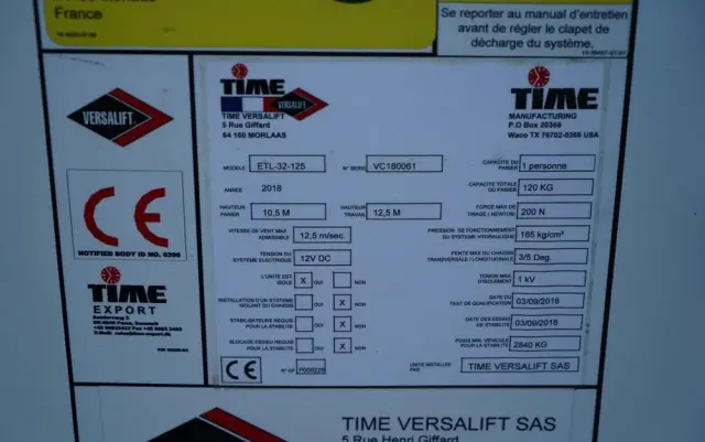 RENAULT MASTER / PODNOŚNIK KOSZOWY - 10.5 m / BLASZAK + WZWYŻKA / 